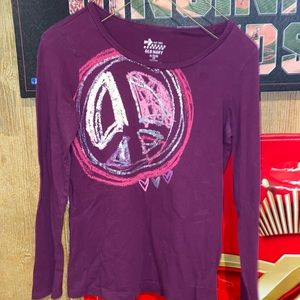 Girls Peace Sign Shirt